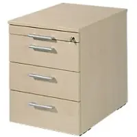 Geramöbel Geramoebel Rollcontainer Speed Office 3 Schubladen Ahorn 430 x 600 x 566 mm