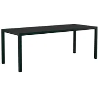 Vermobil Großer Esstisch Quatris 200x80x75 cm schwarz