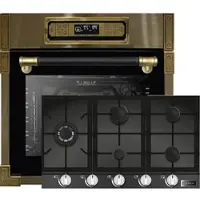 Kaiser Herd-Set EH 6726 AD Einbaubackofen+ KCG 9387 Turbo Gaskochfeld 86 cm