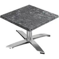 GGM Möbel WTG | Jamaika Loungetisch | B: T: H: 60 x 60 x 37 cm | Felsen / Aluminium | Klappbar | Zusatzgewicht