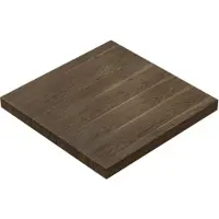 GGM Möbel KPY | Bistro Tisch | B:T 80 x 80 cm | H 46 cm | Walnuß | Gestell: Schwarz