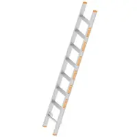 Layher TOPIC 1041 Allzweckleiter Oberleiter mit rutschhemmenden R12 8 Stufen