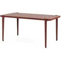TIPTOE - Gartentisch MIDI Kollektion, 160 x 80 cm, brick red