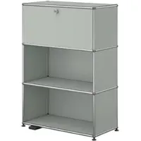 USM United Soft USM Haller E Regal Highboard mit Licht Lichtgrau