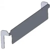 EDLICH & HABEL Normschienen-Adapter für Handschuhhalter, TRIO EDHA10231-ADAPTER , 1 Stück