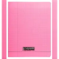 Calligraphe 10x 8000 Polypro, Blue stapled notebook 3/10 24x32 24sh séyès 90g - Rosa 18171C