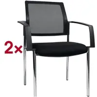 Topstar 2er-Set Besucherstuhl »BtoB 10« schwarz, 48x47 cm