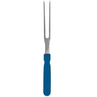 Schneider - Wurstgabel, blau, 245 x 16 mm, Klingenlänge: 95 mm, Griff (blau)