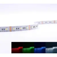 Longlife LED Strip 12V 5M 14,4W/m 60LED/m 12mm IP20 Farbwechsel - Lichtfarbe: RGB+6000K - Sch...