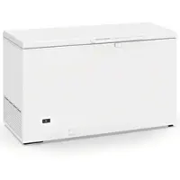 CSB Gewerbe-Gefriertruhe 140 cm, 402 L mit Klapptür. Horizontale Industriefriertruhe für Bar, Restaurant und Gastronomiebedarf.