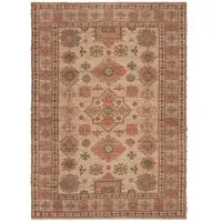 KADIMA DESIGN Flachgewebe Teppich aus Jute-Mischgewebe mit orientalischem Muster, handgewebt und fußbodenheizungsgeeignet | 120x170cm