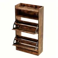 Costway Schuhschrank mit 2 Klappen, für Flur, Diele und Wohnzimmer