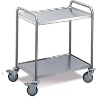 ROLLCART Tischwagen 2 Etagen, groß, 1000 x 600 mm