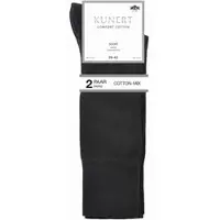Kunert Socken Comfort Cotton 2-Pack druckfreier Bund in Beige-mel. | Gr.: 43-46