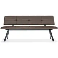 Girsberger Designer Sitzbank 200 cm mit Lehne opt. Leder