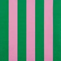 Home Fashion , Just Stripes green, Lunch-Servietten aufgefaltetes Maß 33 cm x 33 cm, im Viertelfalz, 20 Stück pro Packung