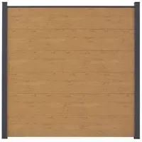 MR-Zaun Nova Einzelprofil PVC, Asteiche Natur