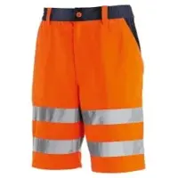 TeXXor Warnschutz Shorts ERIE, orange/marine 4345 , 1 Stück, Größe: 44