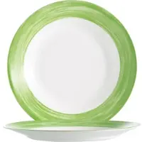 Arcoroc Brush Green Teller flach 25,4cm * 6er