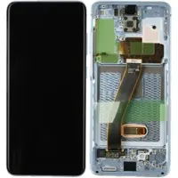 Samsung LCD Display für Galaxy S20 G980F, Galaxy S20 5G G981B, Cloud Blue