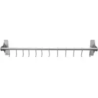 Weis Küchenleiste Hakenleiste aus Edelstahl 60 cm mit 12 Haken