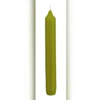 Kopschitz Kerzen Leuchterkerzen, Tafelkerzen, Haushaltskerzen Scottish Green Grün, 250 x Ø 25 mm, 12 Stück