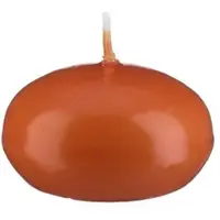 Kopschitz Kerzen Schwimmkerzen Dunkelorange Ø 60 x 24 mm, 20 Stück