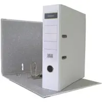 Midori 60 x Ordner A4 8 cm PP Kunststoff Weiss Aktenordner Briefordner Breit 80 mm