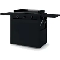 Forge Adour Gas Planchagrill Modern 75 Schwarz auf Rollwagen