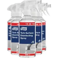 Tork Flächendesinfektionsspray, biologisch abbaubare Formel, 6 × 500 ml Flaschen...