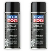 Liqui moly 2x Motorbike Luftfilteröl Spray 1604 Motorrad Luftfilter Filter Öl 400ml