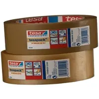 TESA 8x Klebeband tesapack 4124 TOP-PVC 38mm x 66m braun