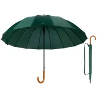 Carlo Milano XXL-Regenschirm für 2 Personen, sturmfest und windsicher, 16 Rippen