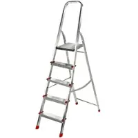 AgriEuro Premium Alu-Stehleiter Alice 5, 5 Stufen, 1,71 m