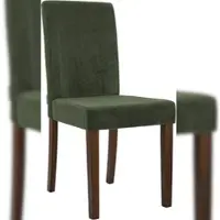DELUKE Esszimmerstuhl DALAN - Cord Grün 41x47x91 cm Antik-Dunkel | Essstühle Esszimmerstühle Küchenstühle Wohnzimmerstühle