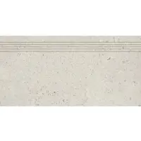 Rako Piazzetta Treppenfliese Elfenbein 30x60 cm matt DCPSE786.1