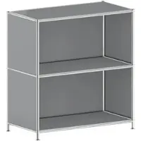 Viasit Aktenregal »System 4« breit 2 OH grau, 77.9x80.6x40.4 cm