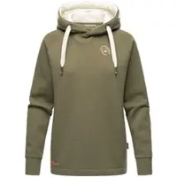 MARIKOO Damen Warmer Kapuzenpullover Pullover im Oversize Look AIRII