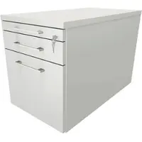 Fm Büromöbel Rollcontainer mit Hängeregister Tiefe 80 cm »Oldenburg« einheitliches Dekor grau, 43.4x54x80 cm