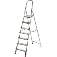 AgriEuro Premium Alu-Stehleiter Alice 7, 7 Stufen, 2,15 m