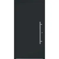 Haustuerenland.de Haustür mit Fingerprint "GESA" 79 mm RC2 Anthrazit RAL 7016 innen öffnend DIN rechts