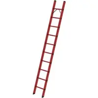 Proregal Sprossen-Anlegeleiter GFK ohne Traverse 10 Sprossen
