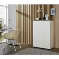 Bosse Verlag Bosse Solutions Highboard Chrom Flügeltüren weiss