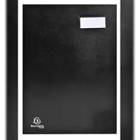 Exacompta 24161E 5x Unterschriftenmappe Direktion, 16 Fächer, 24x32cm - Schwarz