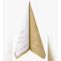 APARTina Airlaid Serviette Happy Years 50 Jahre in Gold, 40 x 40 cm, 50 Stück -