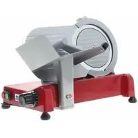 ALA 2000 Aufschnittmaschine GP195R ROT - gehärtetes Messer 195 mm - Elektromotor 140W