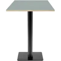 Restootab - Stehtisch Milan T 60x60cm Dekor Grau medio Kanten in Holzoptik