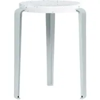 TIPTOE - LOU Hocker Venezia, recycled plastic / pale blue