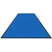 M&A Matting Schmutzfangmatte Colorstar, mittelblau, waschbar, glatter Rücken 7460150250150-C27 , Maße (B x T): 150 x 250 cm