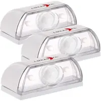 Lunartec 3er-Set Mini-LED-Treppenleuchten & Nachtlicht, PIR-Bewegungssensor